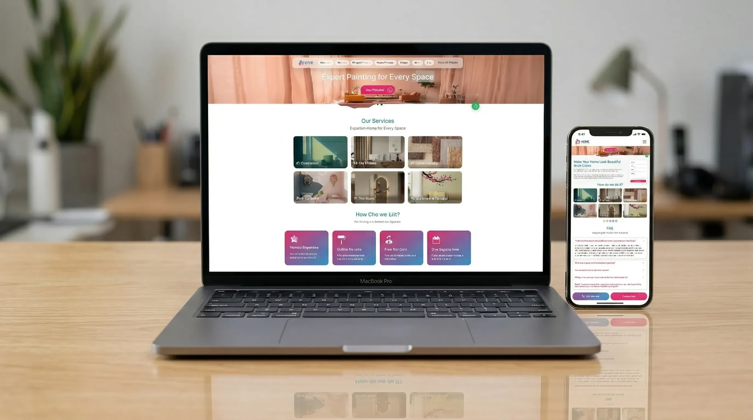 Homeglazer website developed by Roshan Kumar